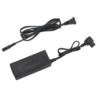 Koelbox met handvat en adapter 18 L PP &amp; PE zwart en wit 12