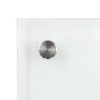Spatscherm keuken 90x60 cm gehard glas transparant 4