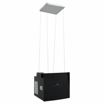 Afzuigkap voor kookeiland met aanraaksensor LCD gehard glas 2