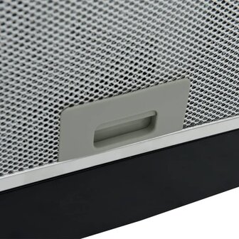 Afzuigkap voor kookeiland met aanraaksensor LCD gehard glas 6
