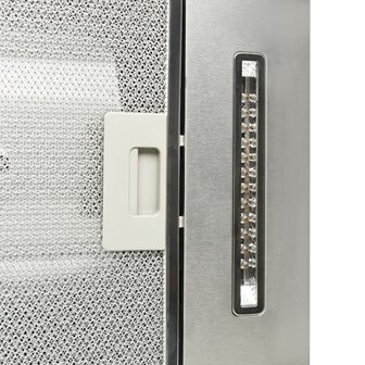 Eilandafzuigkap 756 m&sup3;/u LED 90 cm roestvrij staal 9
