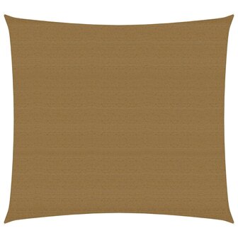 Zonnezeil 160 g/m&sup2; 2,5x2,5 m HDPE taupe 1