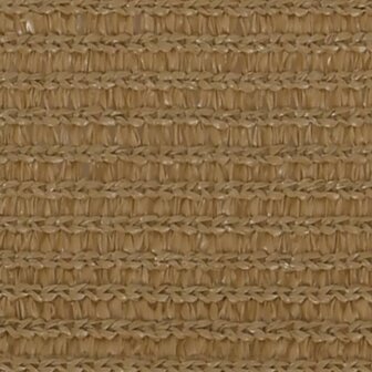 Zonnezeil 160 g/m&sup2; 2,5x2,5 m HDPE taupe 3