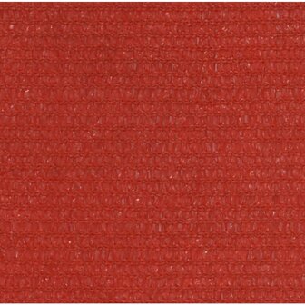 Zonnezeil 160 g/m&sup2; 2x3 m HDPE rood 3