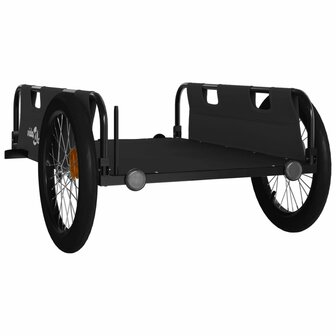 Fietstrailer oxford stof en ijzer zwart 7