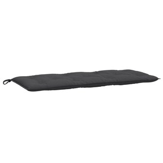 Tuinbankkussen 120x50x7 cm stof gem&ecirc;leerd antracietkleurig 2
