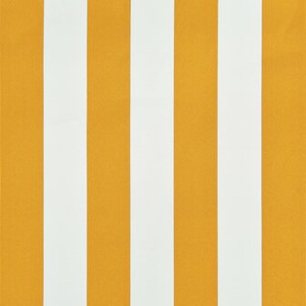 Luifel uittrekbaar 350x150 cm geel en wit 6