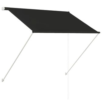 Luifel uittrekbaar 150x150 cm antraciet 2