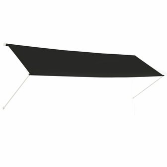 Luifel uittrekbaar 400x150 cm antraciet 2