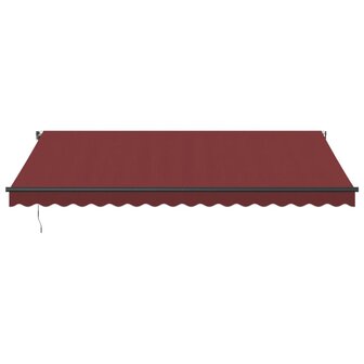 Luifel automatisch uittrekbaar 450x300 cm bordeauxrood 3