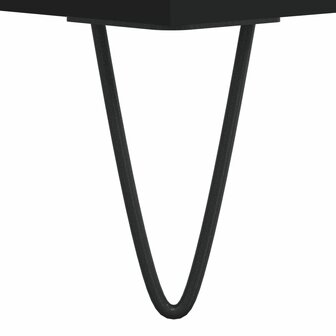 Schoenenkast 30x35x105 cm bewerkt hout zwart 10