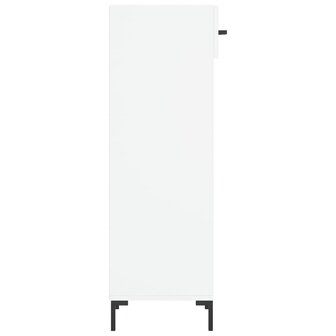 Schoenenkast 30x35x105 cm bewerkt hout wit 7