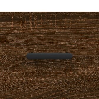 Schoenenkast 30x35x105 cm bewerkt hout bruin eikenkleur 9