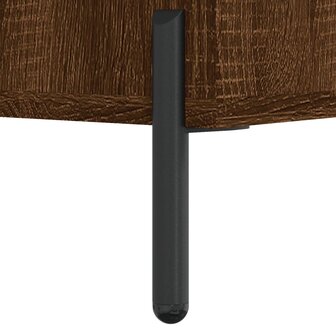 Schoenenkast 30x35x105 cm bewerkt hout bruin eikenkleur 10
