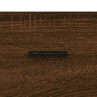 Schoenenkast 30x35x105 cm bewerkt hout bruin eikenkleur 9
