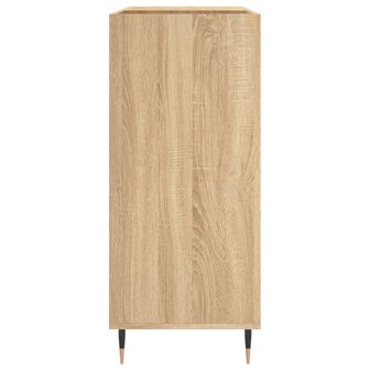 Platenkast 84,5x38x89 cm bewerkt hout sonoma eikenkleurig 5