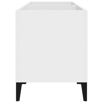 Platenkast 74,5x38x48 cm bewerkt hout wit 6