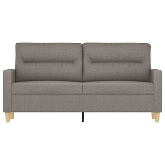 Tweezitsbank 140 cm stof taupe 3