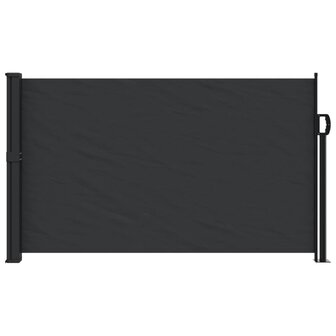 Windscherm uittrekbaar 120x500 cm zwart 3