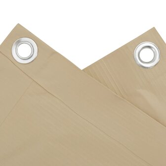 Balkonscherm 75x300 cm oxford stof beige 5