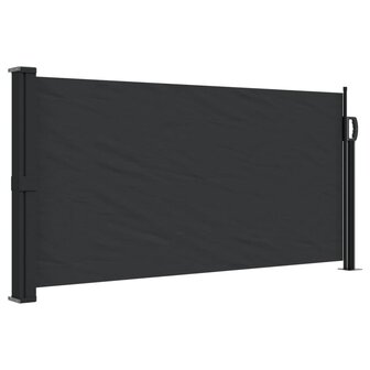 Windscherm uittrekbaar 100x300 cm zwart 2
