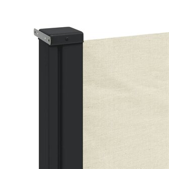Windscherm uittrekbaar 120x300 cm cr&egrave;mekleurig 7