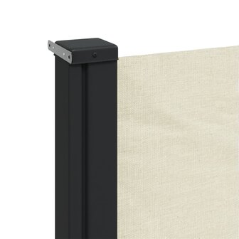 Windscherm uittrekbaar 120x500 cm cr&egrave;mekleurig 7