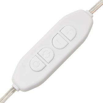 Wandspiegel met LED&amp;apos;s rechthoekig 30x60 cm glas 10