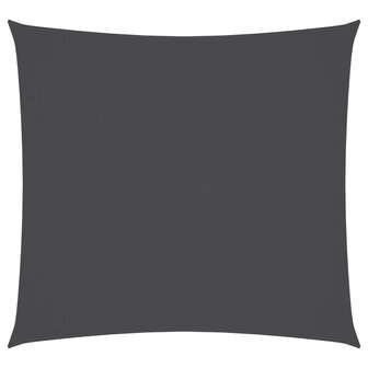 Zonnescherm vierkant 4x4 m oxford stof antracietkleurig 2