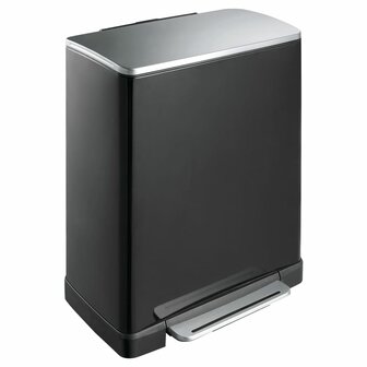 EKO Pedaalemmer E-Cube 50 L matzwart 2