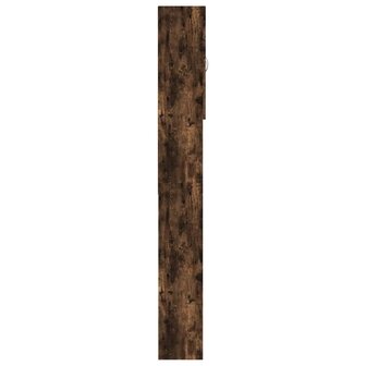 Wasmachinekast 64x25,5x190 cm gerookt eikenkleurig 8