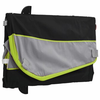 Fietstrailer 45 kg ijzer zwart en groen 10