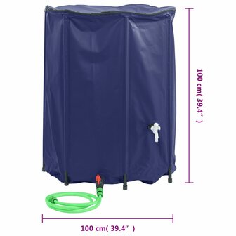 Watertank met kraan opvouwbaar 750 L PVC 9