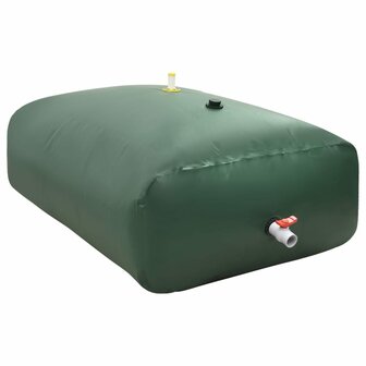 Watertank met kraan opvouwbaar 2100 L PVC 1