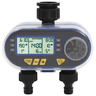 Watertimer met dubbele uitgang automatisch digitaal 1