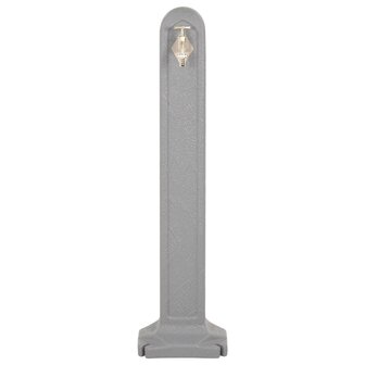Waterzuil met kraan steen-look lichtgrijs 3