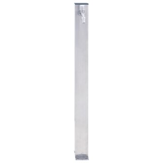Waterzuil vierkant 60 cm roestvrij staal 2