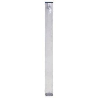 Waterzuil vierkant 80 cm roestvrij staal 2