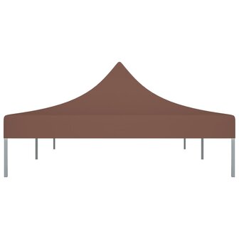 Partytentdak 270 g/m&sup2; 6x3 m bruin 4