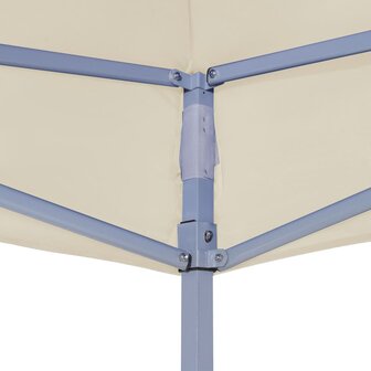 Partytentdak 270 g/m&sup2; 2x2 m cr&egrave;me  4