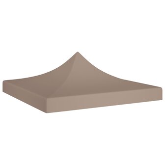 Partytentdak 270 g/m&sup2; 2x2 m taupe  1