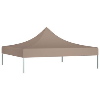 Partytentdak 270 g/m&sup2; 2x2 m taupe  2