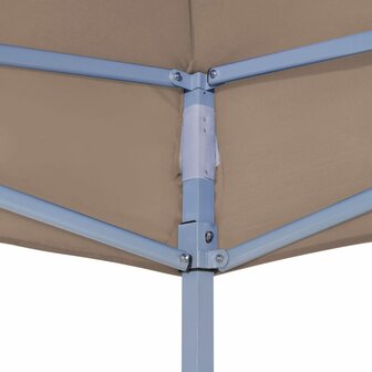 Partytentdak 270 g/m&sup2; 2x2 m taupe  4