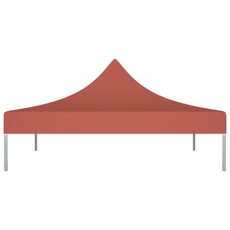 Partytentdak 270 g/m&sup2; 2x2 m terracotta  3