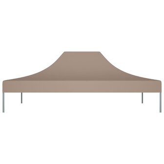 Partytentdak 270 g/m&sup2; 4x3 m taupe 3