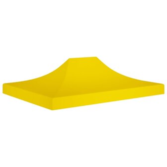 Partytentdak 270 g/m&sup2; 4,5x3 m geel 1