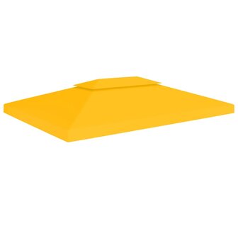 Prieeldak 2-laags 310 g/m&sup2; 4x3 m geel 1