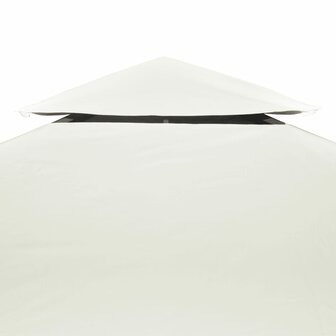 Vervangend tentdoek prieel 310 g/m&sup2; 3x4 m cr&egrave;mewit 3