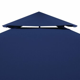 Prieeldak 2-laags 4x3m 310 g/m&sup2; blauw 3