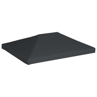 Prieeldak 310 g/m&sup2; 4x3 m grijs 2
